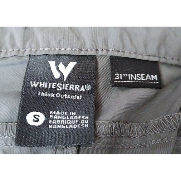 WHITE SIERRA Womens Small Sierra Point Convertible Pants Caviar NEW - Picture 5 of 8